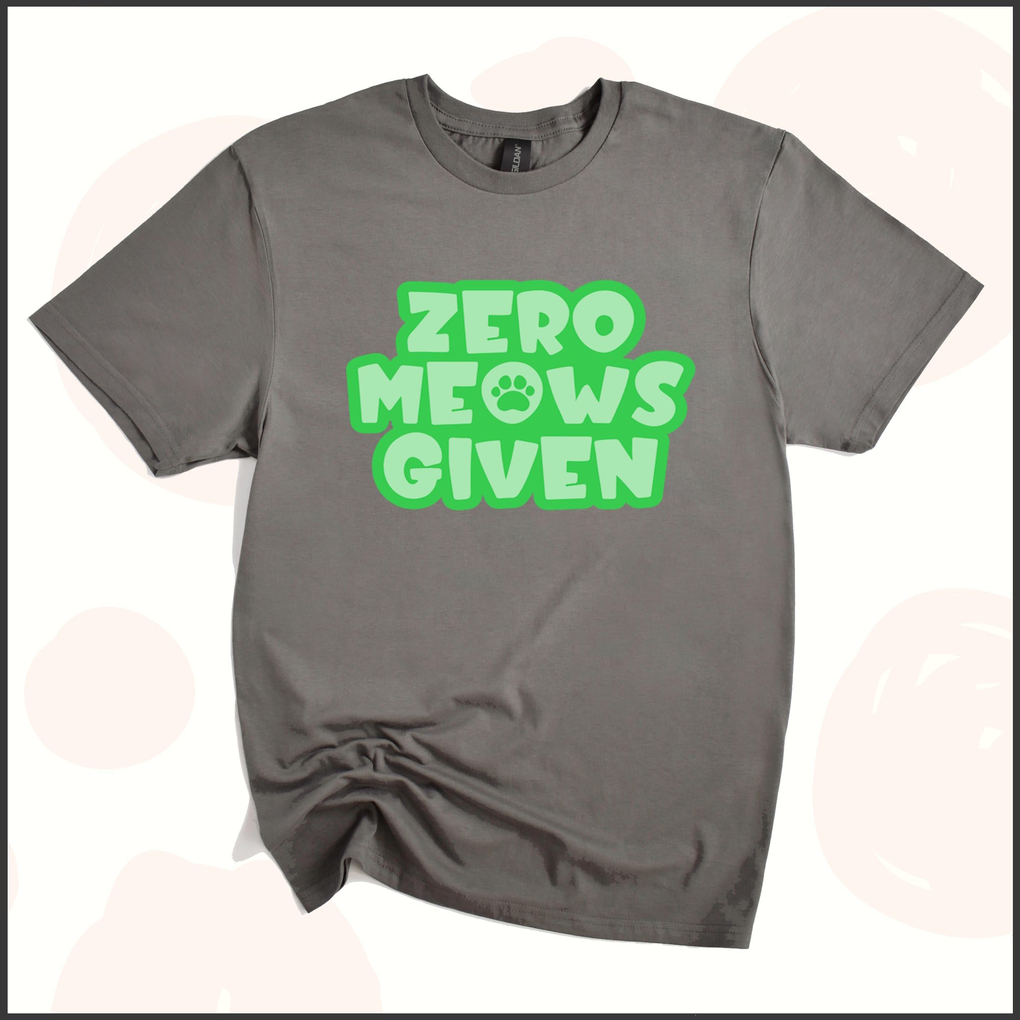 Zero Meows Given Unisex Youth T-shirt