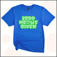 Zero Meows Given Unisex Youth T-shirt
