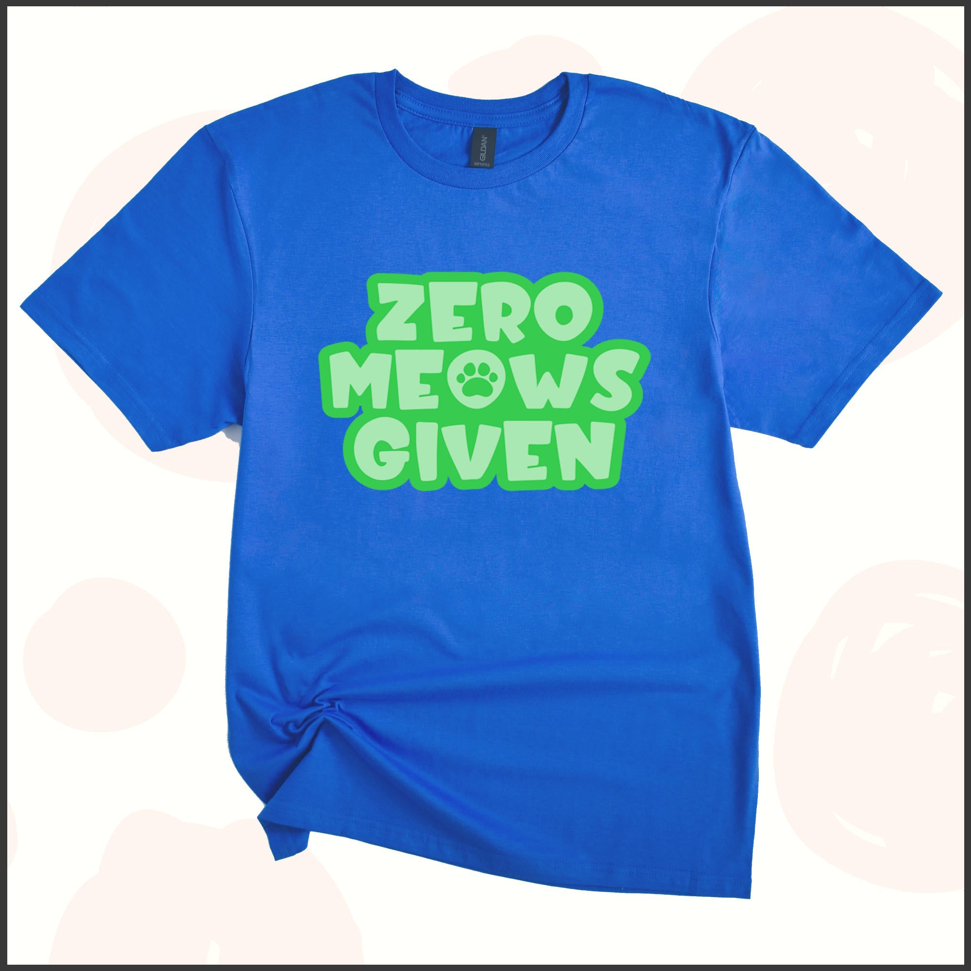 Zero Meows Given Unisex Youth T-shirt