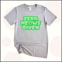 Zero Meows Given Unisex Youth T-shirt