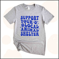 Support Your Local Animal Shelter Unisex Youth T-shirt